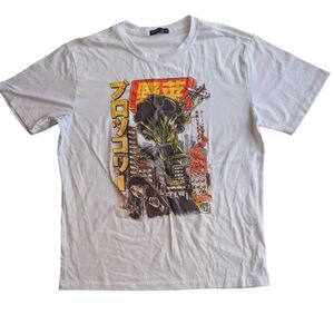 Romwe‎ Broccozilla T-Shirt Short Sleeve Graphic Tee Size Medium